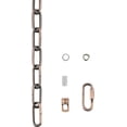 thumbnail image 2 of Aspen Creative 21119-01,Steel 1 Feet Heavy Duty Chain & Quick Link Connector for Hanging Up Maximum Weight 120 Pounds-Lighting Fixture/Swag Light/Plant in Bronze.6 Gauge., 2 of 5
