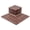 Red+Brown, variant on Jopath 44 Packs Waterproof Decking Tiles,12"x12" Terrace Plastic Interlocking Decking Tiles for Courtyard Tiles,Balcony Tiles,Bathroom and Any Indoor or Outdoor Setting Red+Brown