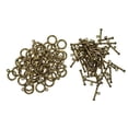 thumbnail image 1 of AMLESO 5x50 Ensembles Tibétain OT Toggle Fermoir Bijoux Faisant Fermoir Bricolage Résultats, 1 of 8