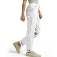 thumbnail image 5 of Breezora Utility Cargo Pants for Women Multi Pocket Comfortable Trousers with Elastic Waist for Outdoor Activities XXL Size White, 5 of 7