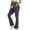 Grey, variant on Yoga Pants Women High Waist Tummy Control Flared Leggings with Pockets Black S