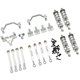 thumbnail image 1 of Kits de actualización de metal para coche RC a escala 1/16, soportes de amortiguadores delanteros y traseros, barras de acoplamiento para Plata, 1 of 9
