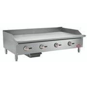 Kratos 29Y-006 48" Commercial Restaurant Gas Countertop Griddle, Manual Controls, 4 Burners, 120,000 BTU Output