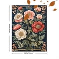 thumbnail image 3 of Qisvanset Framed Canvas Wall Art 12x16 Inch Isaiah William Morris Floral Bible Verse Art, 3 of 5