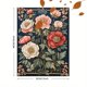 thumbnail image 3 of Qisvanset Framed Canvas Wall Art 12x16 Inch Isaiah William Morris Floral Bible Verse Art, 3 of 5