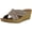 Natural Multi, variant on Beverlee-Delighted Wedge Sandals for Women, Boho Chic Style Cross Strap Slide