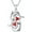 Light Red-Jan., variant on 925 Sterling Silver Double Dolphin Birthstone Necklace for Women Heart Crystal Gemstone Birthstone Pendant for Her