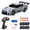 Light Gray, variant on QYROS RC Drift Car, 1:24 Scale Remote Control Vehicle With LED Lights, 2.4GHz 20KM/H 4WD High Speed RC Cars, Drifting Tires&Two Batteries, Racing Sports Toy Idea Gift