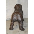 thumbnail image 6 of Nifao Bulldog Giant Bronze Statue – Garden Outdoor Decor Sculpture, 62"L x 26"W x 44"H, 6 of 14