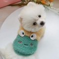 thumbnail image 4 of Suéter de flores para perros pequeños, abrigos, suéter de lana para cachorros, ropa para cachorros, gatos, suéter cálido para perros, suéter de punto, abrigo de invierno para perros, ropa de Yorkshire, 4 of 5