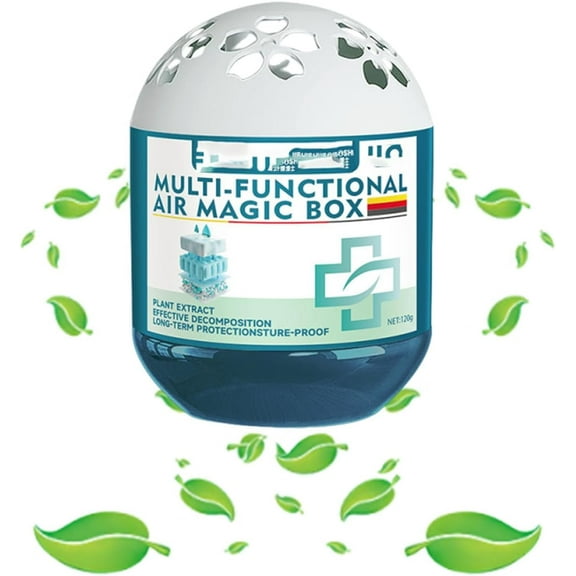 2026 Air Magic Box, Indoor Air Purification Dust Removal Magic Box, Long-Lasting Air Freshener 120g for Home, Office, Pet Areas,Air Purification Convenient and Easy to Use