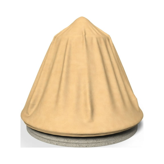 Budge 48" High Beige Patio Outdoor Fountain Cover, All-Seasons