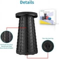 thumbnail image 3 of Taburete plegable taburete portátil taburete de camping resistente hasta 181 kg para pesca senderismo barbacoa, 3 of 7