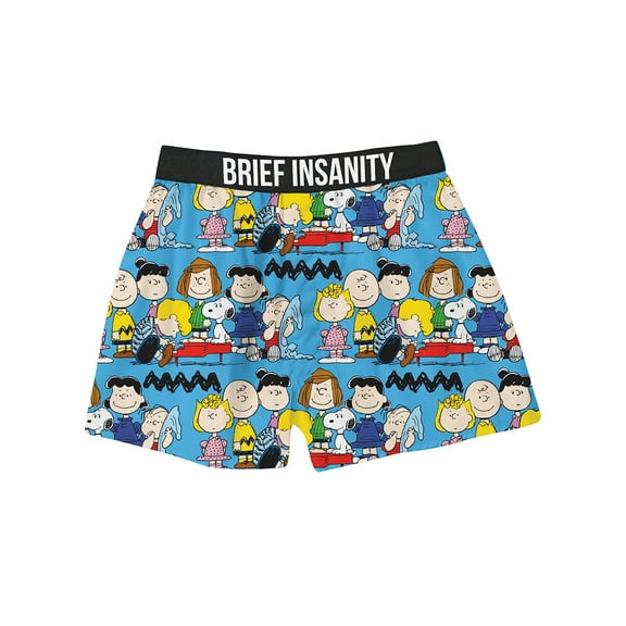 Collections Etc Peanuts & Friends Brief Insanity Boxer Shorts