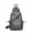 Gray, variant on Sling Bag Crossbody Chest Pack, Lightweight Travel Daypack with Multiple Pockets for Daily Commute, Outdoor, and Casual Use