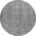 thumbnail image 1 of Ahgly Company Indoor Round Oriental Gray Industrial Area Rugs, 6' Round, 1 of 4