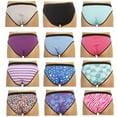 thumbnail image 4 of Just Intimates Cotton Panties / Bikini Underwear (Pack of 12) (9 - XXL), 4 of 4