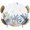 white, variant on Elastic Fitted Round Tablecloth, Blue Starfish Coastal Waterproof Stretch Table Cover for 36"-44" Tables, Eucalyptus Summer Nautical Shell Wooden Washable Outdoor Tablecloths for Patio, Picnic