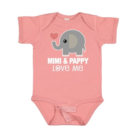 

Inktastic Mimi and Pappy Love Me Outfit Gift Baby Boy or Baby Girl Bodysuit