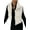 Cream White, variant on High Neck Zipper Cropped Puffer Vest Jacket Coat Brown M
