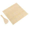 thumbnail image 4 of Lishi Sushi Rolling Maker Set: Bamboo Roller Mat and Rice Paddle for DIY Sushi, 4 of 8