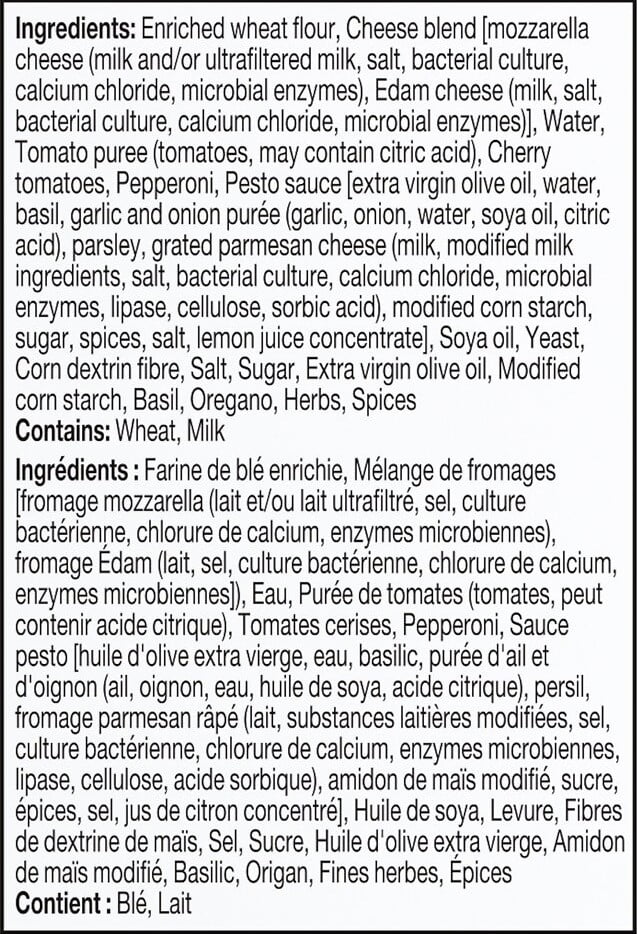 Dr. Oetker Ristorante Pizza Pepperoni et pesto 360g