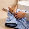 thumbnail image 4 of Fleece Pet Blanket Soft Warm Multi Use Dog Cat Blanket for Crate Bed Travel Car Seat Cover Indoor Outdoor Pet Supplies(S), 4 of 7