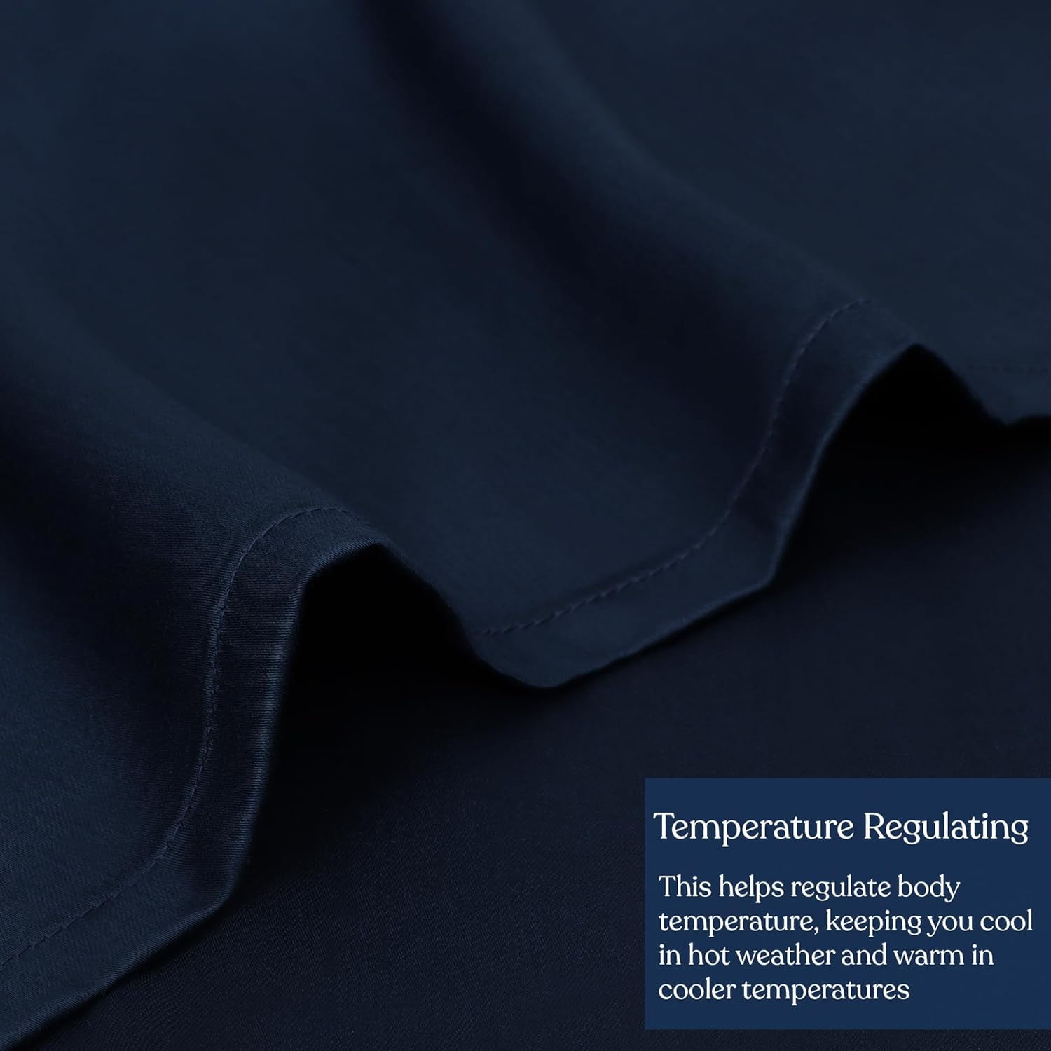 Delara 100% Eucalyptus Lyocell Tencel King Flat Sheet 108"x105" – Cooling, Silky, Soft, Breathable, Moisture-Wicking, Carbon