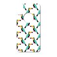 thumbnail image 3 of DistinctInk Custom SKIN / DECAL compatible with OtterBox Commuter for iPhone XS MAX (6.5" Screen) - Summer Graphics - Toucan Pattern - Teal, 3 of 5