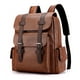 thumbnail image 5 of Bolsa de almacenamiento en liquidación, mochila de cuero para portátil para hombre, mochila para trabajo, negocios, viajes, oficina, universidad, mochila informal para portátil de 15,6 pulgadas,, 5 of 5
