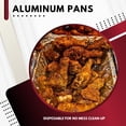 thumbnail image 4 of Green Direct Disposable Aluminum Foil Baking Pans 9x13 with Lids, 10 Pack, 4 of 8