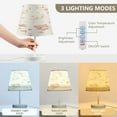 thumbnail image 4 of BZSMCE Table Lamp Creative Cute Cat Blossom Pattern Simple Pattern Night Light, 4 of 8
