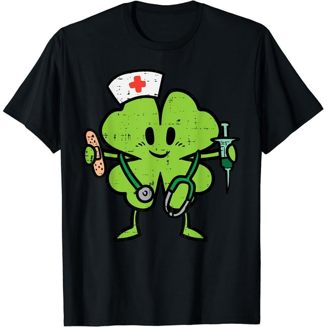 T-Shirt de Fête de la Saint-Patrick Infirmière Saint Paddys pour Femmes - comme sur L'Image - L