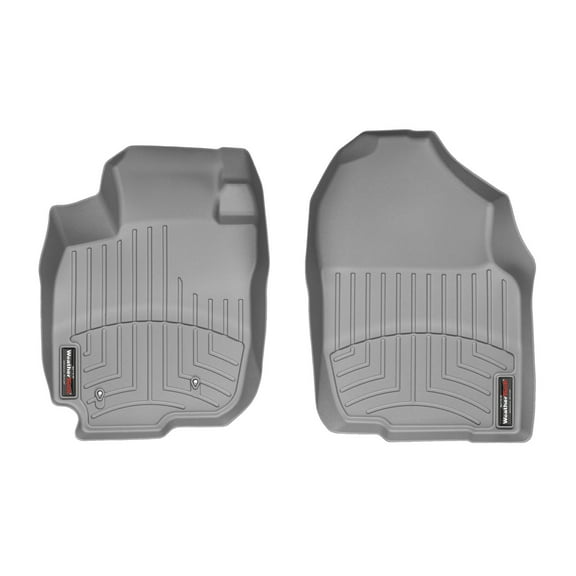 WeatherTech Custom Fit FloorLiners compatible with 2006-2012 Toyota RAV4 - 1st Row (Driver & Passenger), Grey