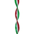 thumbnail image 7 of Northlight 6ct White, Red and Green Candy Swirl Christmas Ornaments 8", 7 of 7