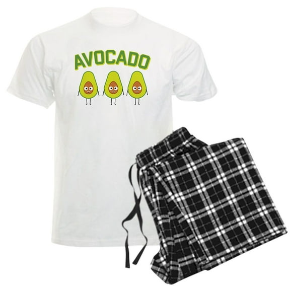 CafePress - Avocado Men's Light Pajamas - Men's Light Loose Fit Cotton Pajama Set