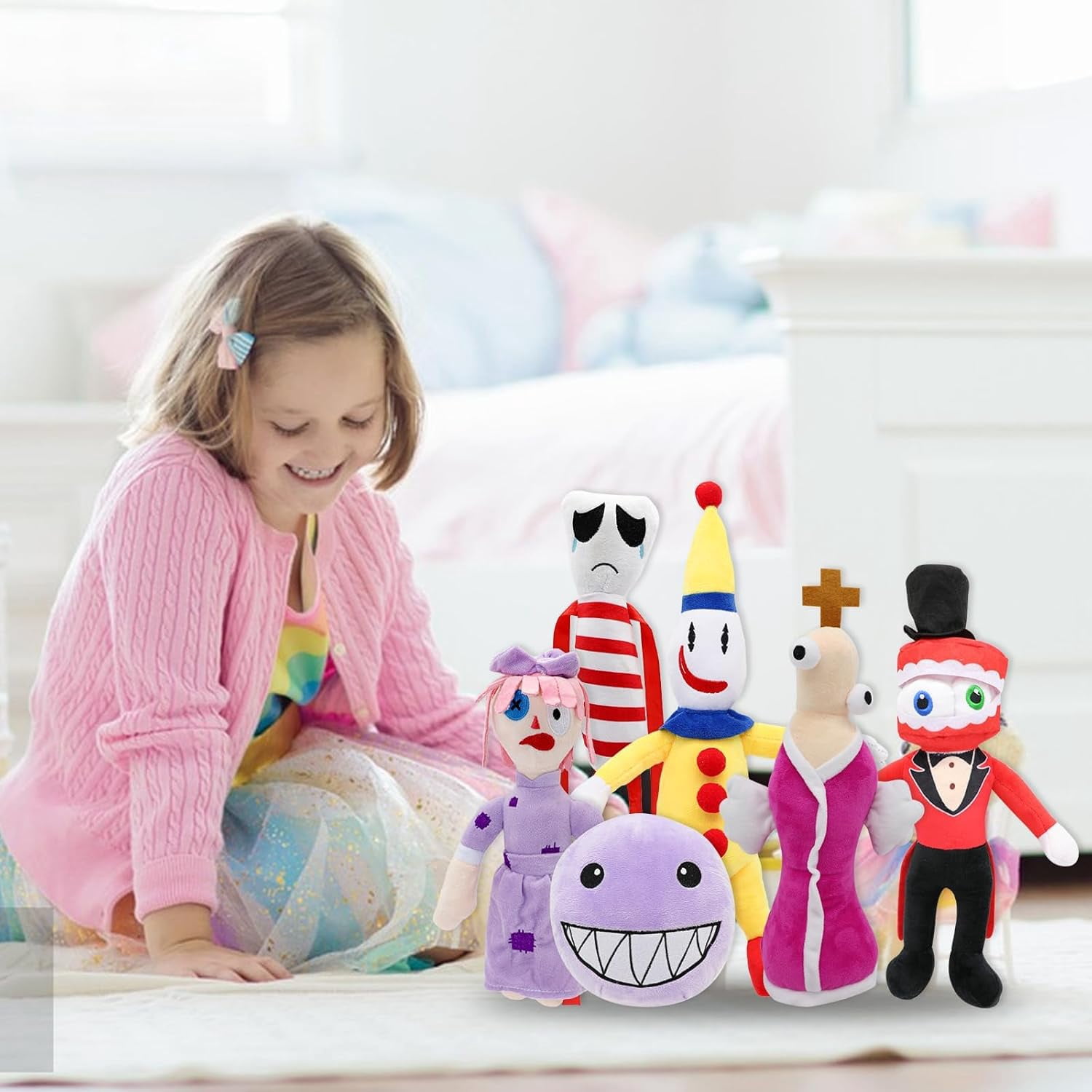The Amazing Digital Circus Plush,7.8" Abstraction Plushies Toy Gift, Cute Stuffed Figure Doll for Kids and Adults, Birthday Halloween Christmas Choice for Boys Girls