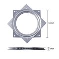 thumbnail image 2 of Lazy Susan HSTECH Plato Giratorio de Acero 15 cm Capacidad 227 kg, 2 of 5