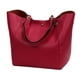 thumbnail image 1 of Bolso Sonducket práctico duradero PU gran capacidad hombro mano rojo, 1 of 6