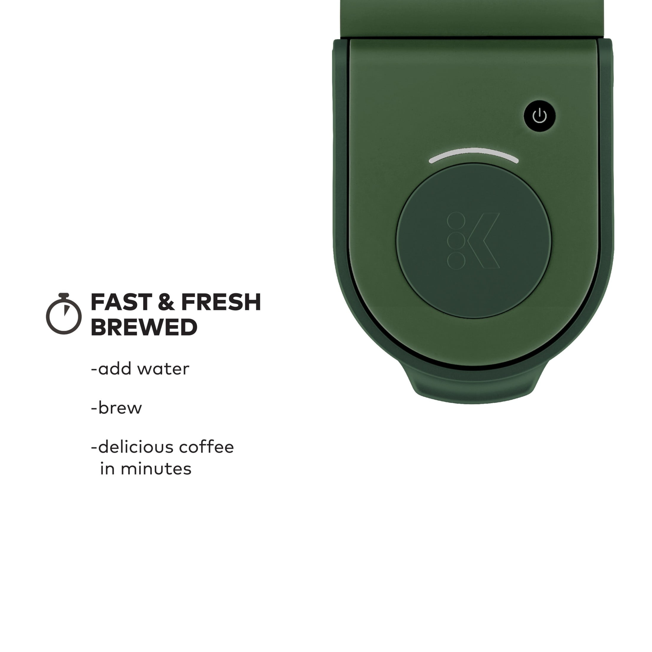 Keurig K-Mini Single Serve K-Cup Pod Coffee Maker, Evergreen
