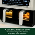 thumbnail image 4 of Cuisinart Dual Basket Air Fryer, Two Baskets 11 Qt in Total, 4 of 10