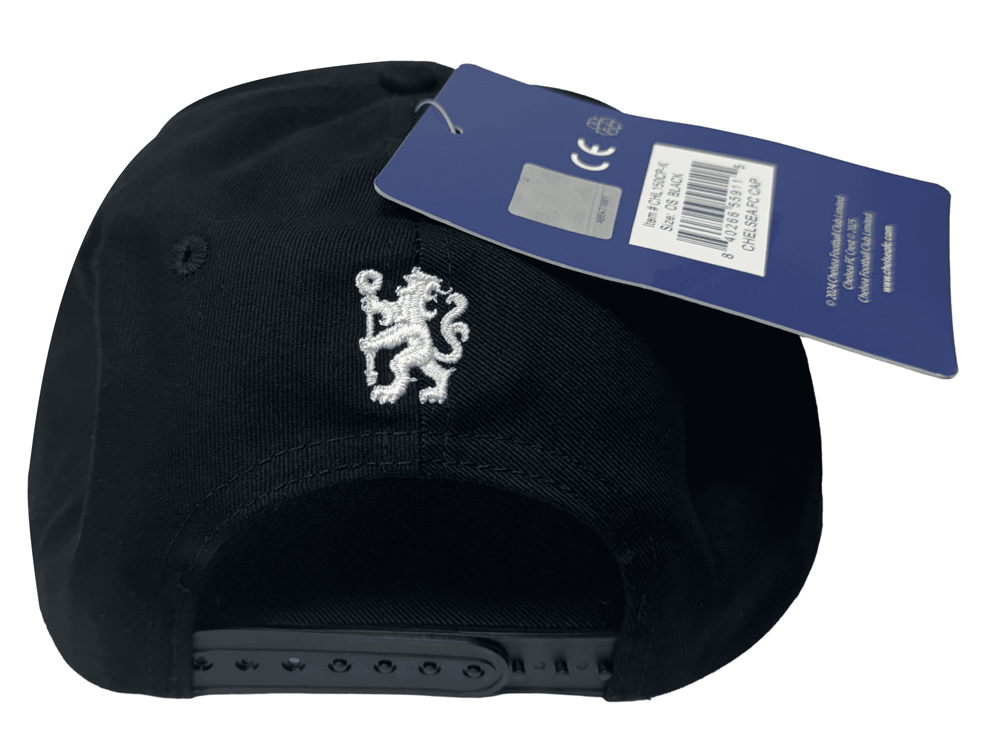 Icon Sports Chelsea FC Adjustable Snapback Hat, Black