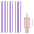 thumbnail image 1 of 8 pajitas de repuesto de color para pajitas de acero inoxidable transparentes con purpurina reutilizables y modernas de Owala, accesorios para vasos, tazas y vasos, 1 of 5