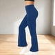 thumbnail image 4 of Pincandy Women's Solid Color High Waist Flared Yoga Pants - with Pockets, Casual Fit for Yoga & Daily Wear, 4 of 7