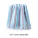 thumbnail image 3 of Toalla Facial de Fibra Gruesa, Suave y Absorbente Que No Suelta Pelusa para Hombres y Mujeres - Toalla de Baño a Rayas para Baño, Gimnasio, Viajes, Residencia Estudiantil, Hotel - 1 Unidad, 3 of 6