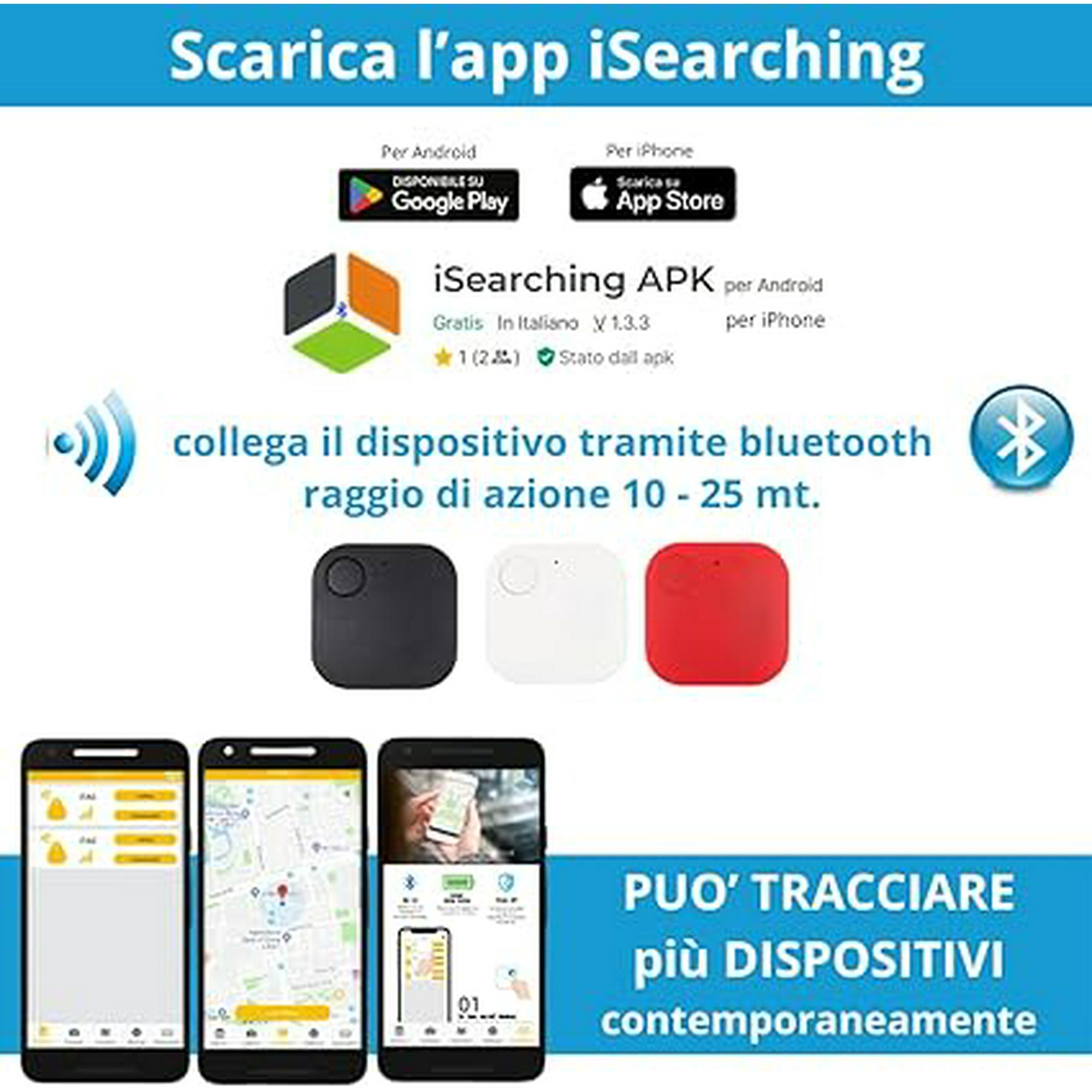 Air Tag Traceur, Localisateurs De Clés Fonctionne Avec Apple Find My Uniquement IOS , 100dB Bip Suivi Mondial Batterie Remplacable Tracker Pour 98862547