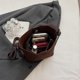 thumbnail image 2 of Bolso Tipo Cubo Ante para Mujer Hombro Hobo Con Correa Ajustable (café), 2 of 9