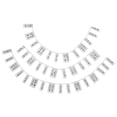 thumbnail image 3 of Pegatinas para teclado de piano, diseño extraíble, 88 teclas, color negro, impermeables, reutilizables, de silicona, etiquetas de guía para notas de piano., 3 of 14