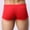 Red, variant on Utoimkio Men's Underwear Swim Trunks Soft Comfort Breathable Cotton Sport Shorts Summer Casual Solid Boxer Briefs for Men