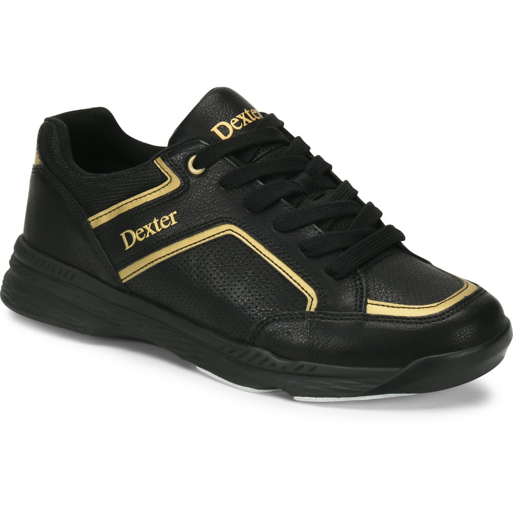 Dexter Bowling Dexter Mens Bud Black/Gold Bowling Shoes